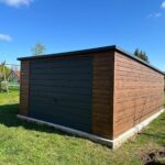 Faerezetes lemezgarázs 4 m x 6 m ID 64