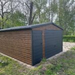 Faerezetes lemezgarázs 4 m x 6 m ID 63