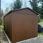 Faerezetes lemezgarázs 3 m x 5 m ID 59