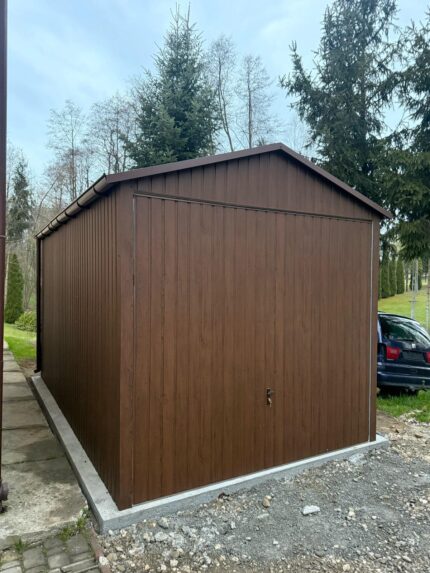 Faerezetes lemezgarázs 3 m x 5 m ID 59