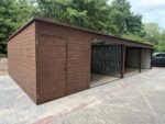 Faerezetes lemezgarázs 11 m x 5 m ID 91