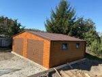 Faerezetes lemezgarázs 8 m x 6 m ID 92