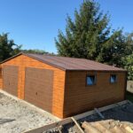 Faerezetes lemezgarázs 8 m x 6 m ID 92