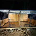 4 × 2 m-ES KUTYAKENNEL, KÉT BOKSZ ID 154