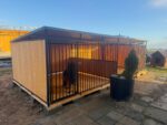 6 × 3 m-ES KUTYAKENNEL, KÉT BOKSZ ID 156 - Image 2