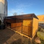 6 × 3 m-ES KUTYAKENNEL, KÉT BOKSZ ID 156