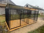 4 × 2 m-ES KUTYAKENNEL, KÉT BOKSZ ID 155