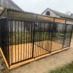 4 × 2 m-ES KUTYAKENNEL, KÉT BOKSZ ID 155