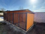 6 × 2 m-ES KUTYAKENNEL – 3 BOKSZ ( 2 × 2 m) ID 194 - Image 2