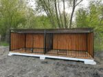 6 × 2 m-ES KUTYAKENNEL – 2 BOKSZ (3 × 2 m + 3 × 2 m) ID 187