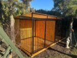 4 × 2 m-ES DUPLA KUTYAKENNEL (2 × 2 m + 2 × 2 m) ID 171