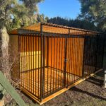 4 × 2 m-ES DUPLA KUTYAKENNEL (2 × 2 m + 2 × 2 m) ID 171