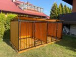 4 × 2 m-ES DUPLA KUTYAKENNEL (2 × 2 m + 2 × 2 m) ID 173
