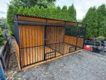 4 × 2 m-ES DUPLA KUTYAKENNEL (2 × 2 m + 2 × 2 m) ID 172