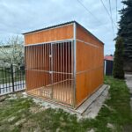 2,5 × 3,5 m-ES TŰZIHORGANYZOTT KUTYAKENNEL ID 199